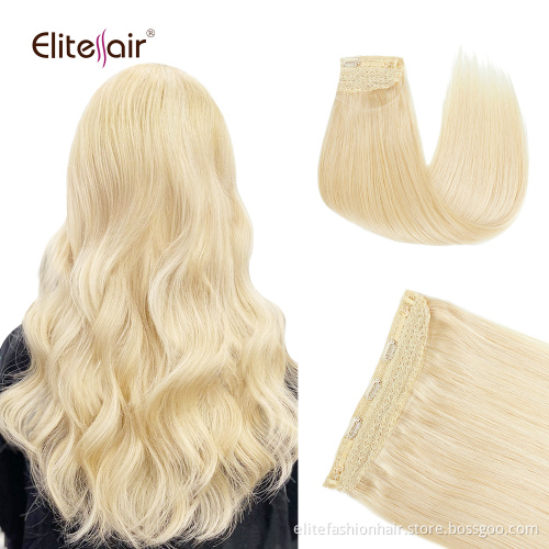 Wholesale 20 Inch Halo Hair Extensions Human Hair Remy, Balayage Remi Cuticle Aligned European Remy Halo Hair Extensions